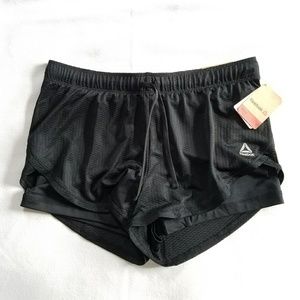 Reebok "Ellipse" Black Running Training Shorts
